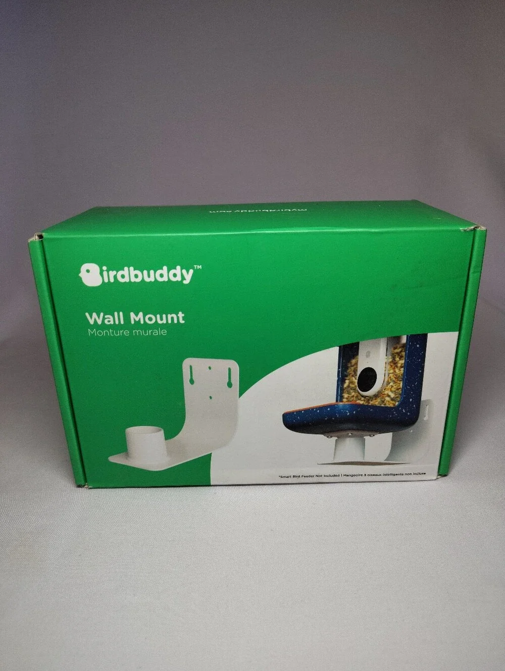 BirdBuddy Wall Mount Compatible With Birdbuddy Pro Bird Buddy White